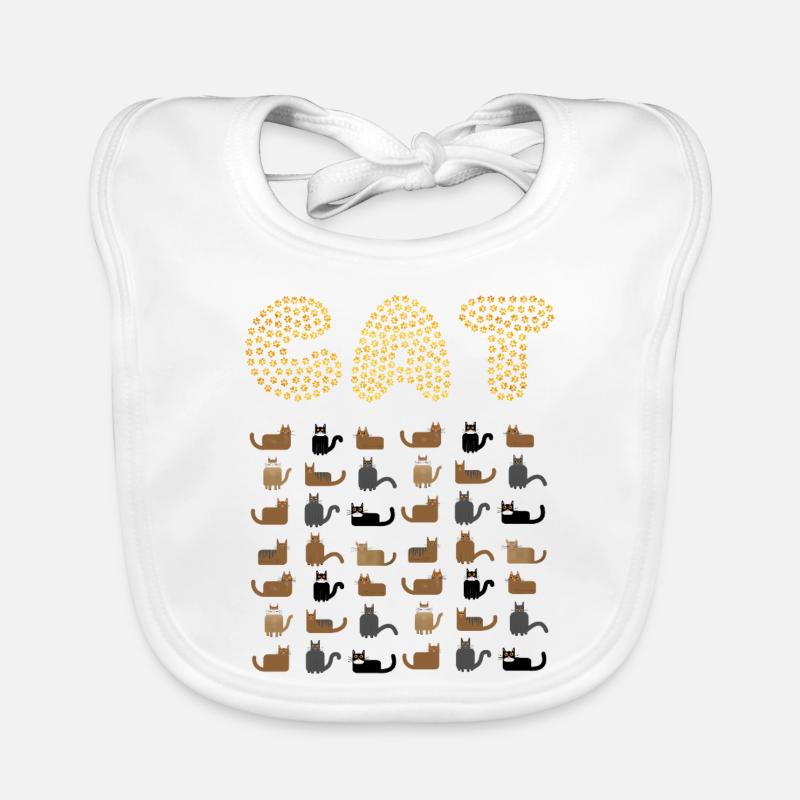 CHAT Bavoir bio Bébé