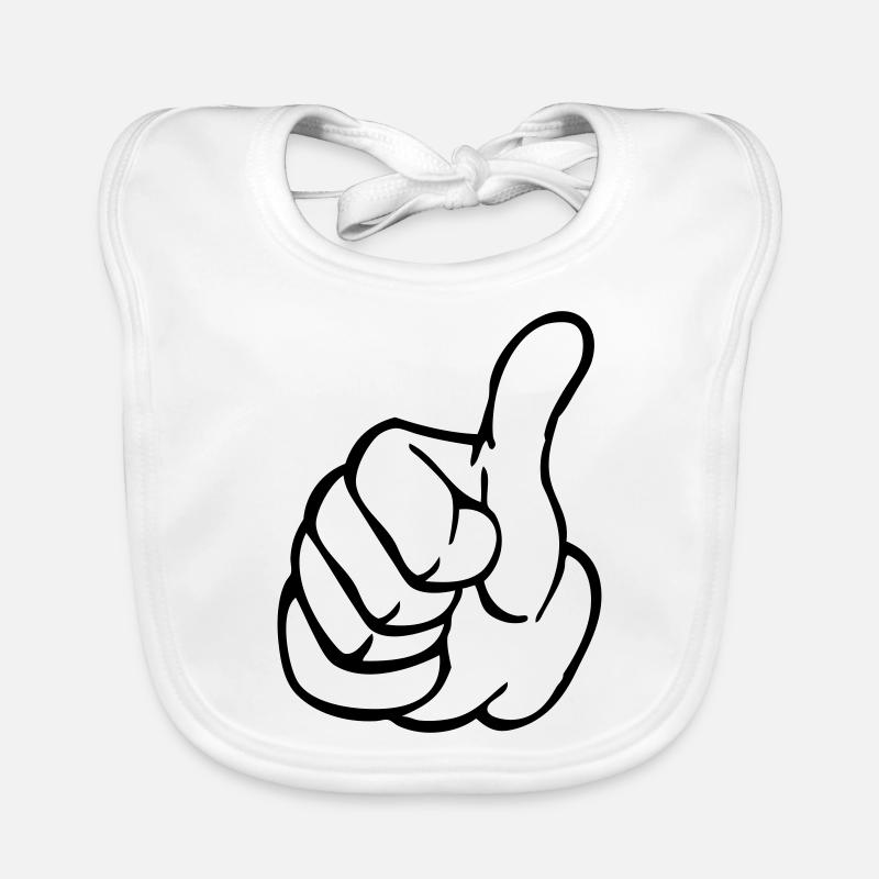 Daumen hoch Baby Bio-Lätzchen