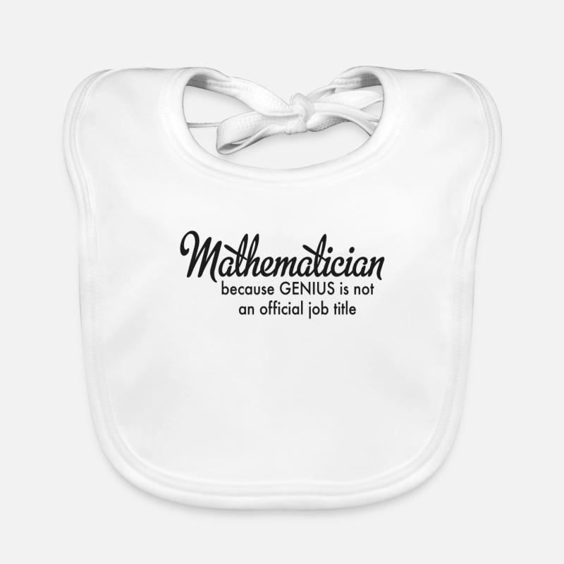 mathematics Organic Baby Bibs