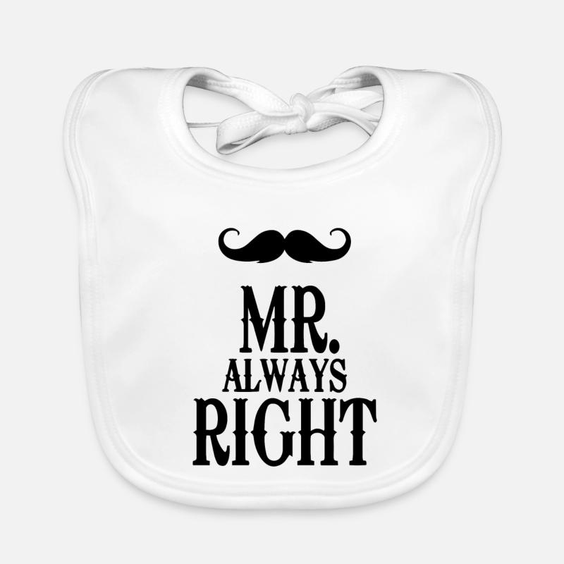 mister always right Baby Bio-Lätzchen
