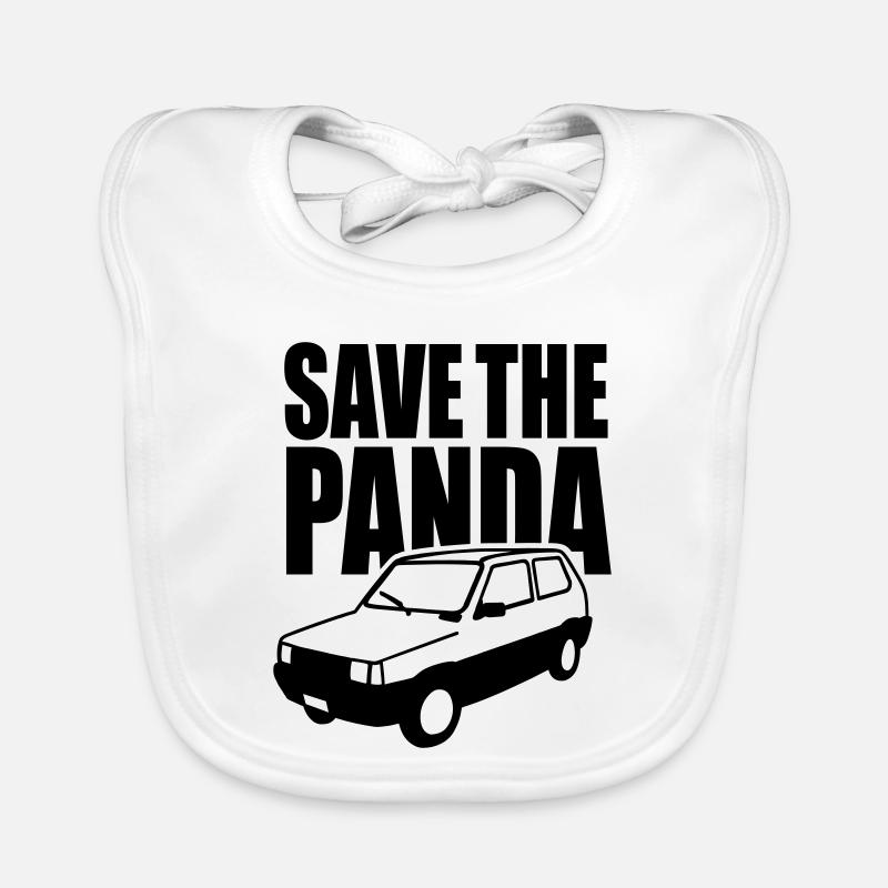 Enregistrez le panda Bavoir bio Bébé