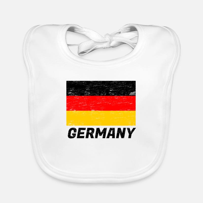 drapeau Allemagne Bavoir bio Bébé