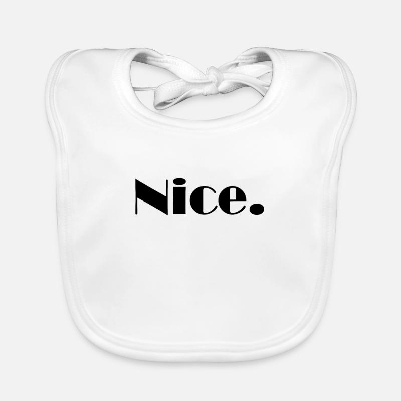 Nice Nice Mega Nice - Organic Baby Bibs - white