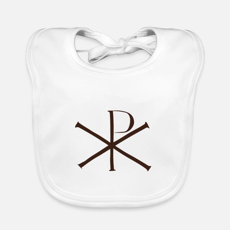 Christus-Monogramm XP Baby Bio-Lätzchen