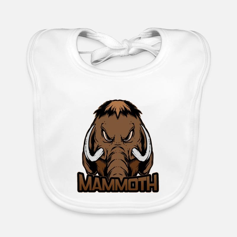 Mammoth evil mammoth Organic Baby Bibs