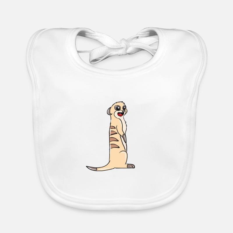 Erdmännchen Baby Bio-Lätzchen