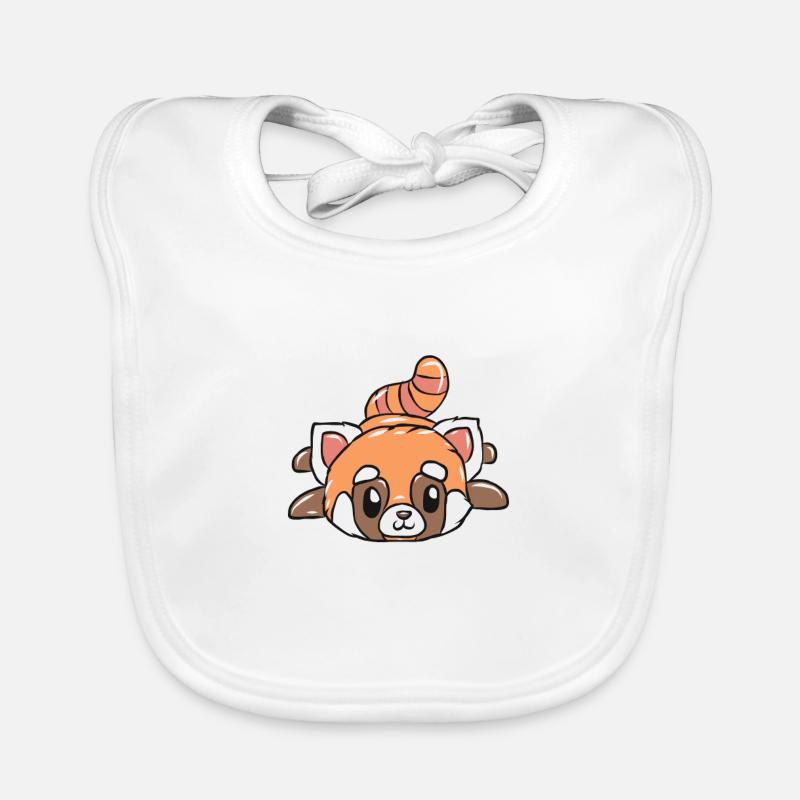 Roter Panda Baby Bio-Lätzchen