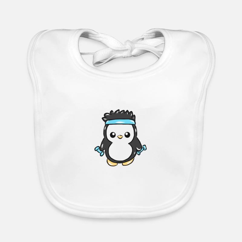 Pingouin de remise en forme Bavoir bio Bébé