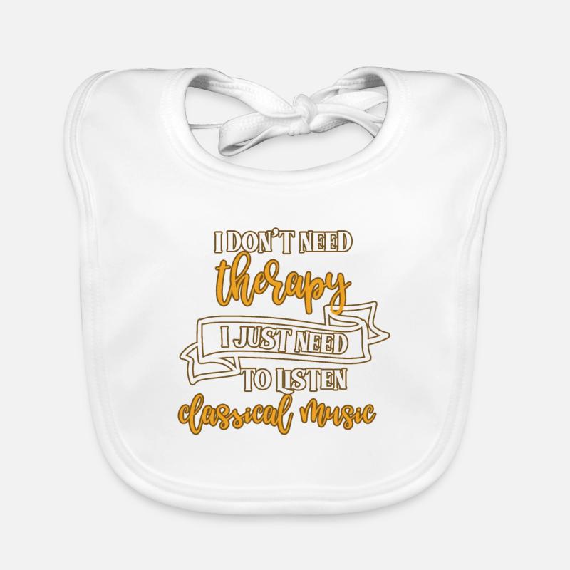 Classical music Organic Baby Bibs