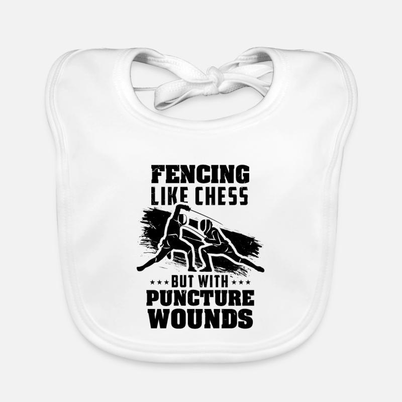 Fechten Baby Bio-Lätzchen