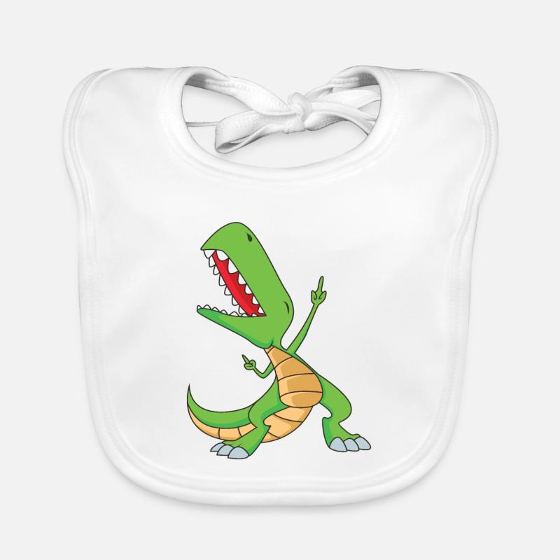 Tamponner le T-Rex | Dabbing Dinosaurs | Party Rex Bavoir bio Bébé