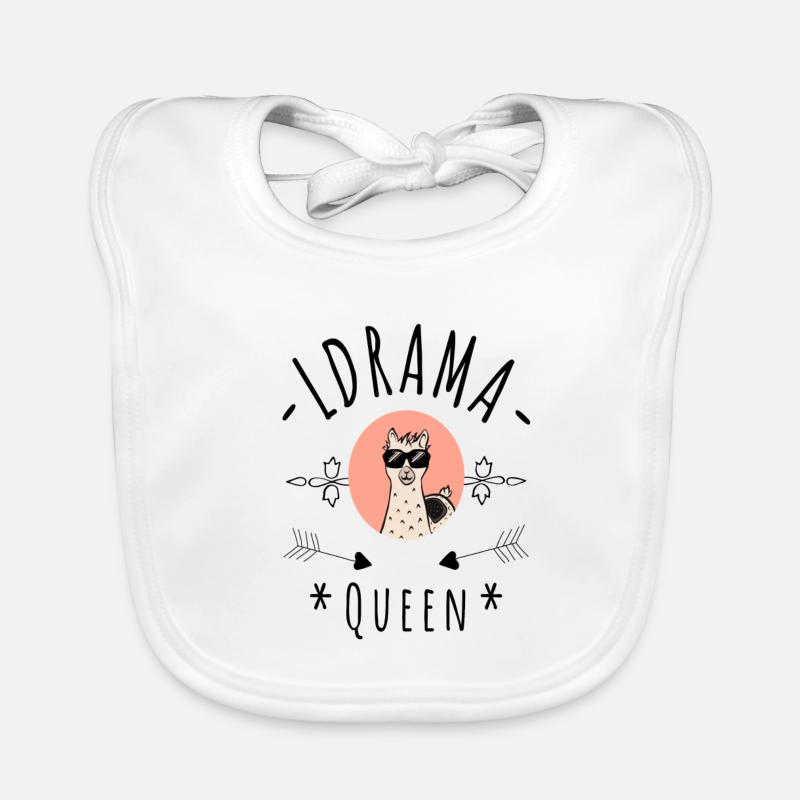 No Drama Llama Queen Baby Bio-Lätzchen