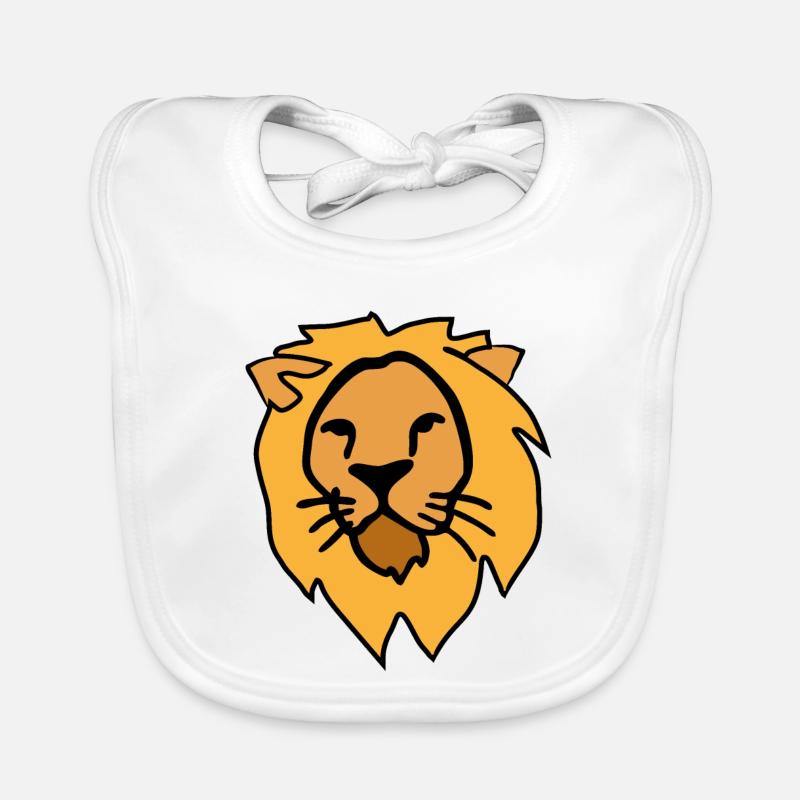 Force et majesté – Lion Bavoir bio Bébé
