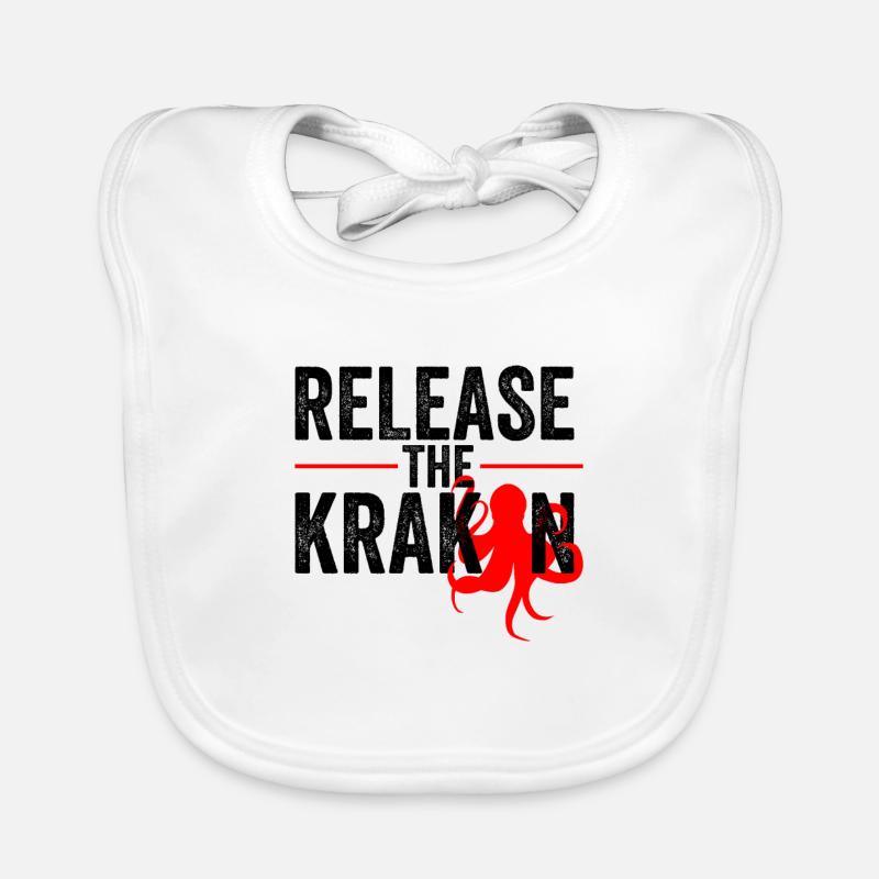 Release The Kraken Organic Baby Bibs