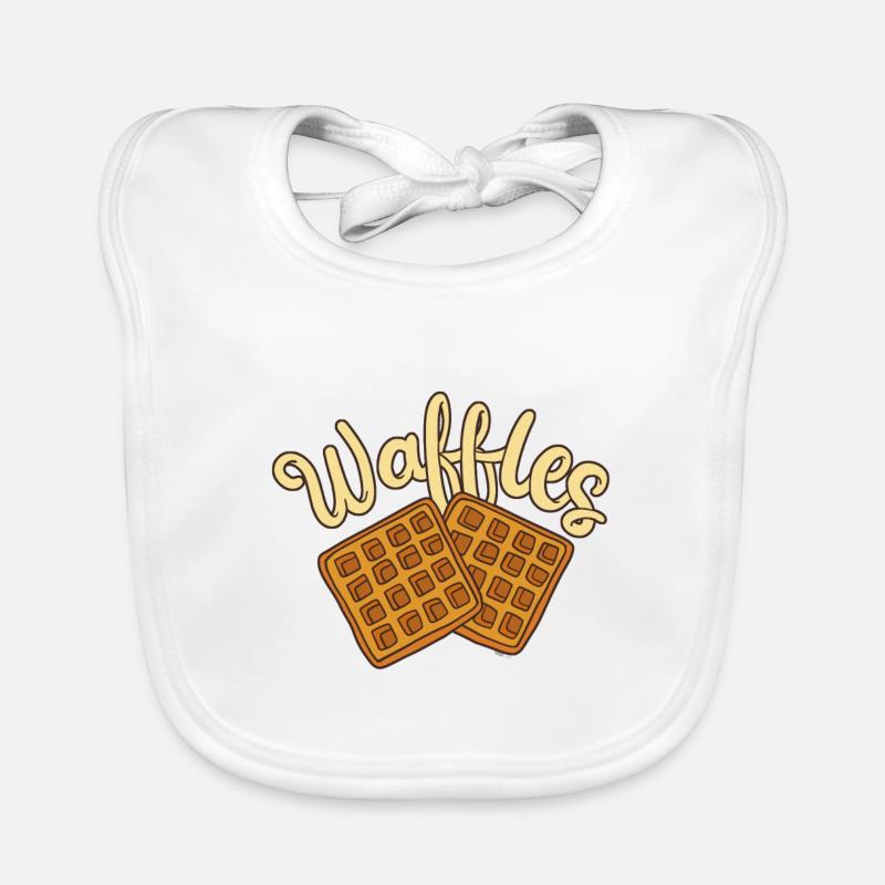 Waffles Waffle Bakers Organic Baby Bibs