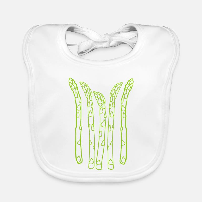 Asperges Spargel Bavoir bio Bébé