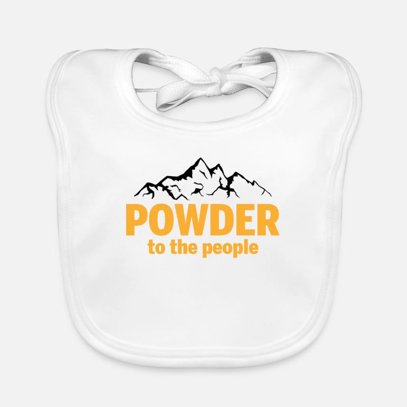 Poudre pour le peuple Bavoir bio Bébé