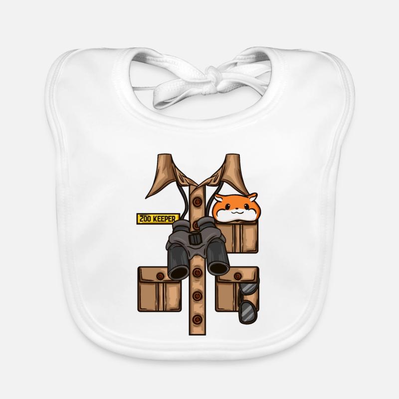 Tierpfleger Savanne Afrika Baby Bio-Lätzchen