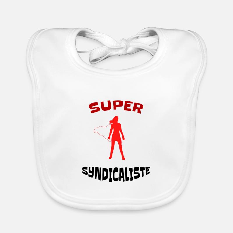 Super Gewerkschafter - Idee Geschenk gewerkschaftliche Baby Bio-Lätzchen
