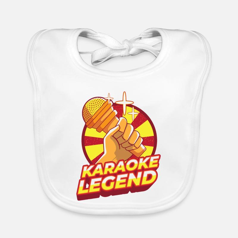 Karaoke singing Organic Baby Bibs