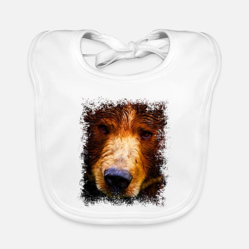 Braunbär Baby Bio-Lätzchen