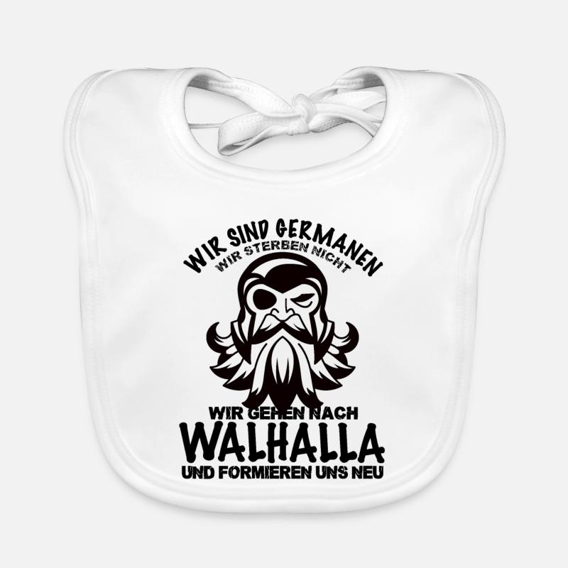 Steampunk Bartgesicht Silhouette Baby Bio-Lätzchen