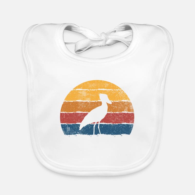 Schuhschnabel Vogel Baby Bio-Lätzchen