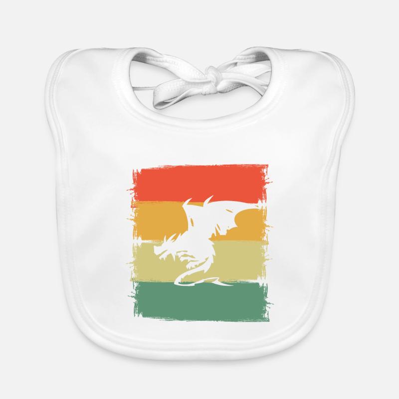 Drache Drachen Baby Bio-Lätzchen