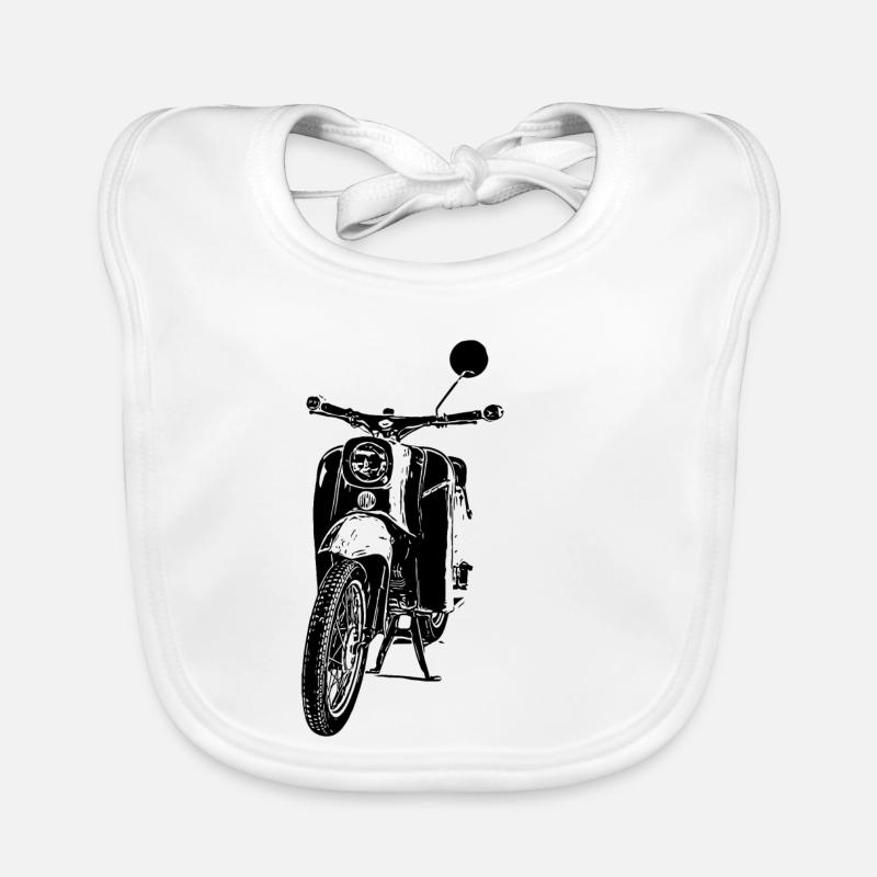 Cyclomoteur Schwalbe Bavoir bio Bébé