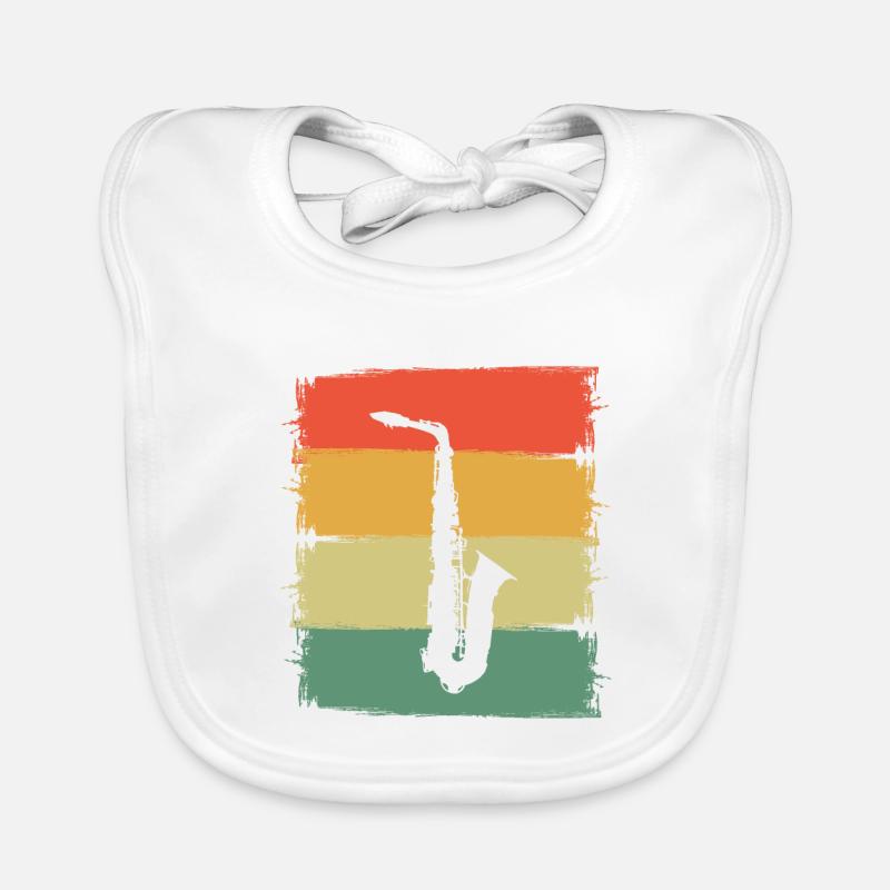 Saxophone Bavoir bio Bébé
