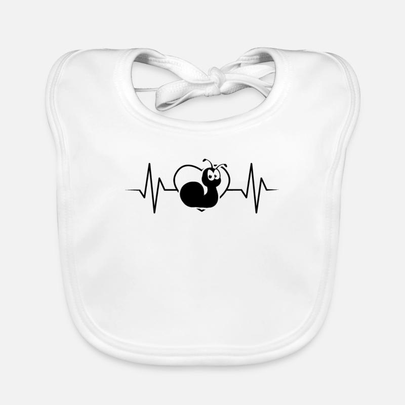 Escargot Bavoir bio Bébé