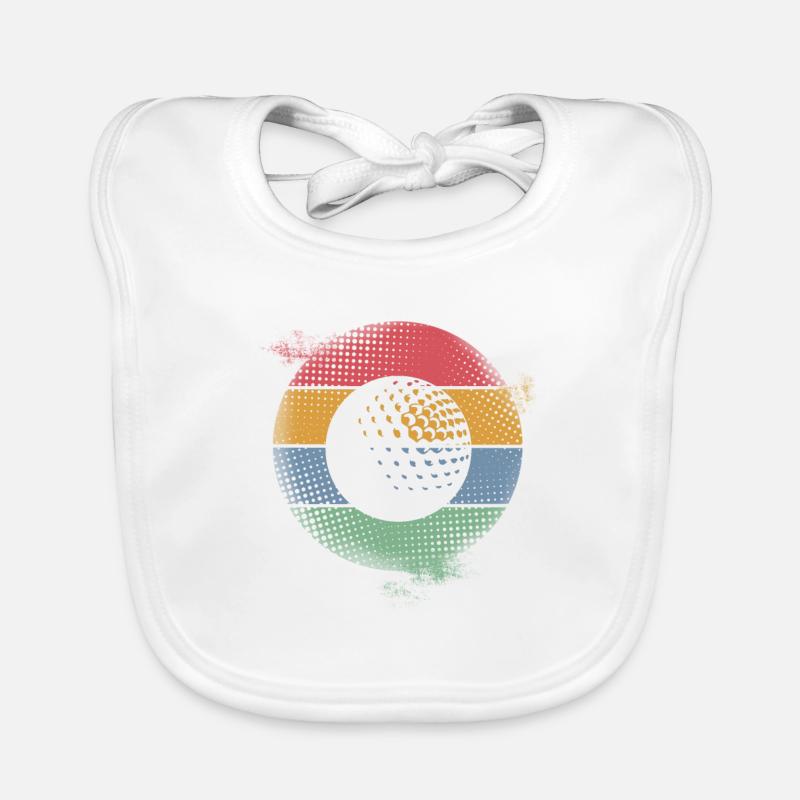 Golfball Golf Baby Bio-Lätzchen