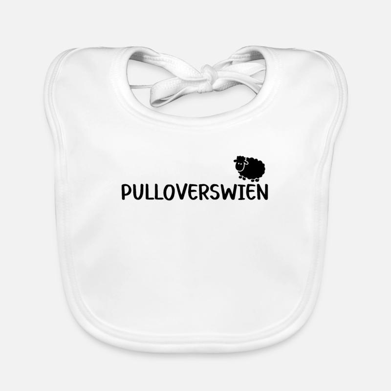 Pulloverswien Plattdeutsch Ostfriesisch Schaf Baby Bio-Lätzchen