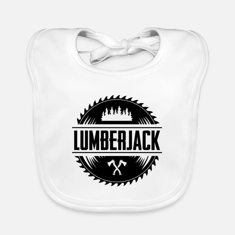 Lumberjack Organic Baby Bibs