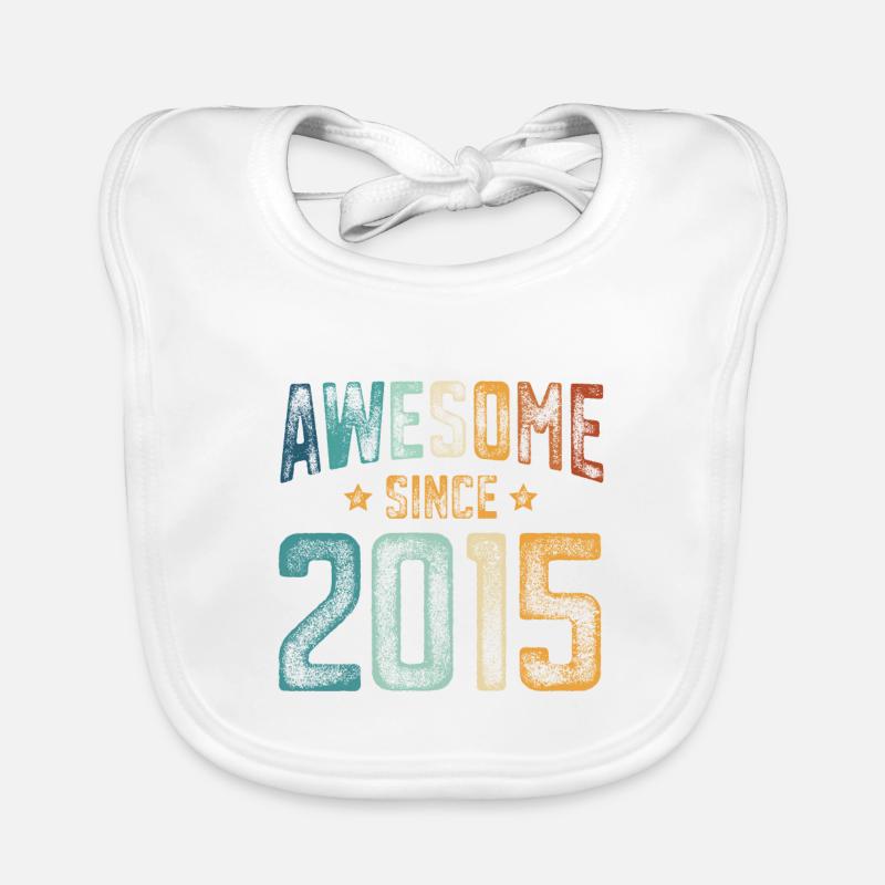2015 Naissance Année de naissance Bavoir bio Bébé