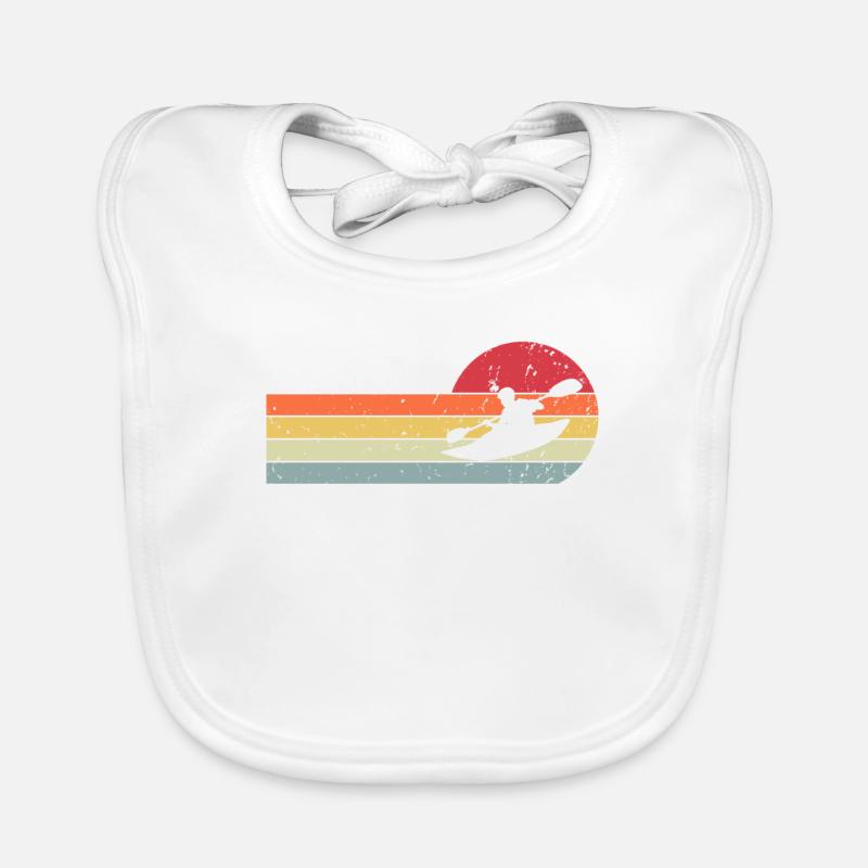 Kayak Kayaking Organic Baby Bibs