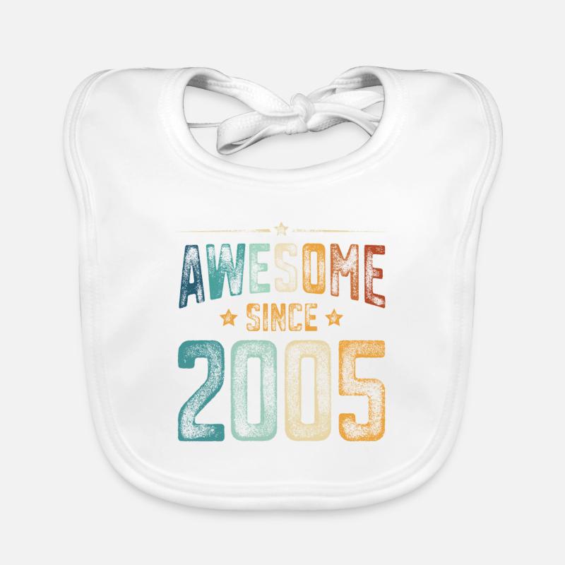 2005 Naissance Année de naissance Bavoir bio Bébé