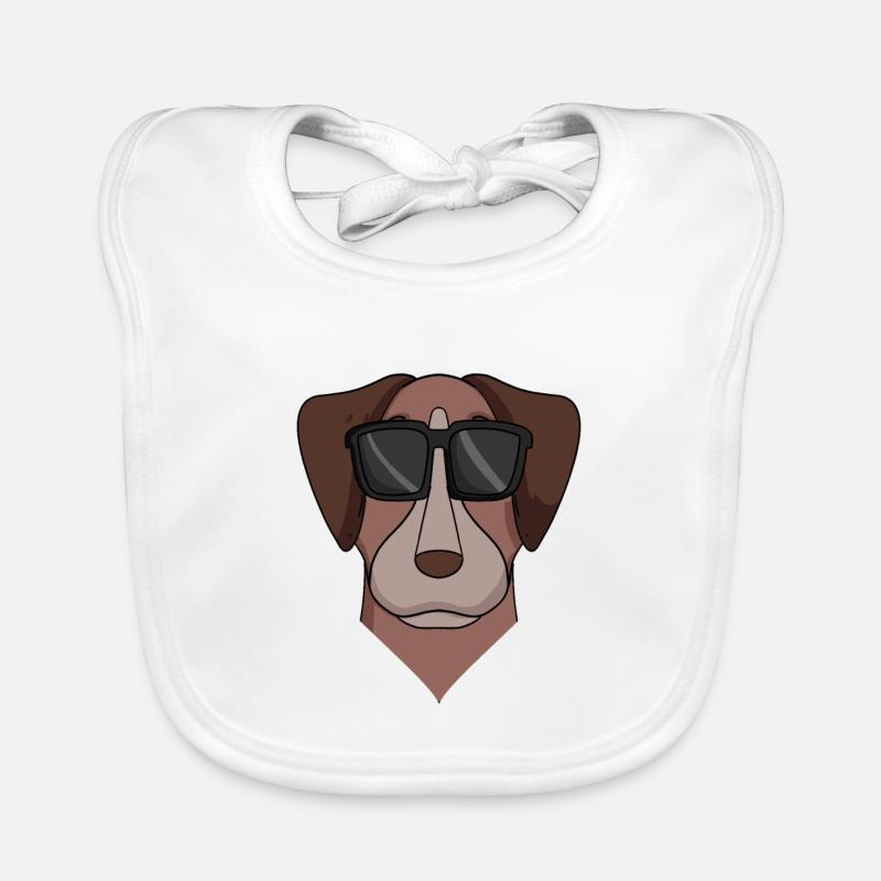 Pointer Dog Dog Organic Baby Bibs
