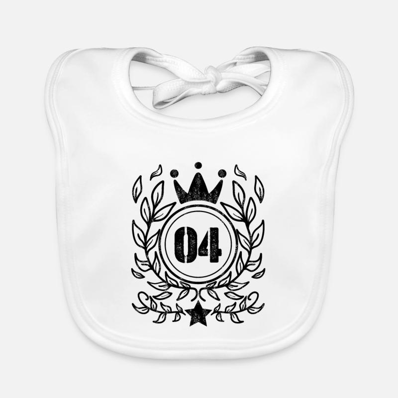 Couronne de 4 ans - 4 ans Bavoir bio Bébé