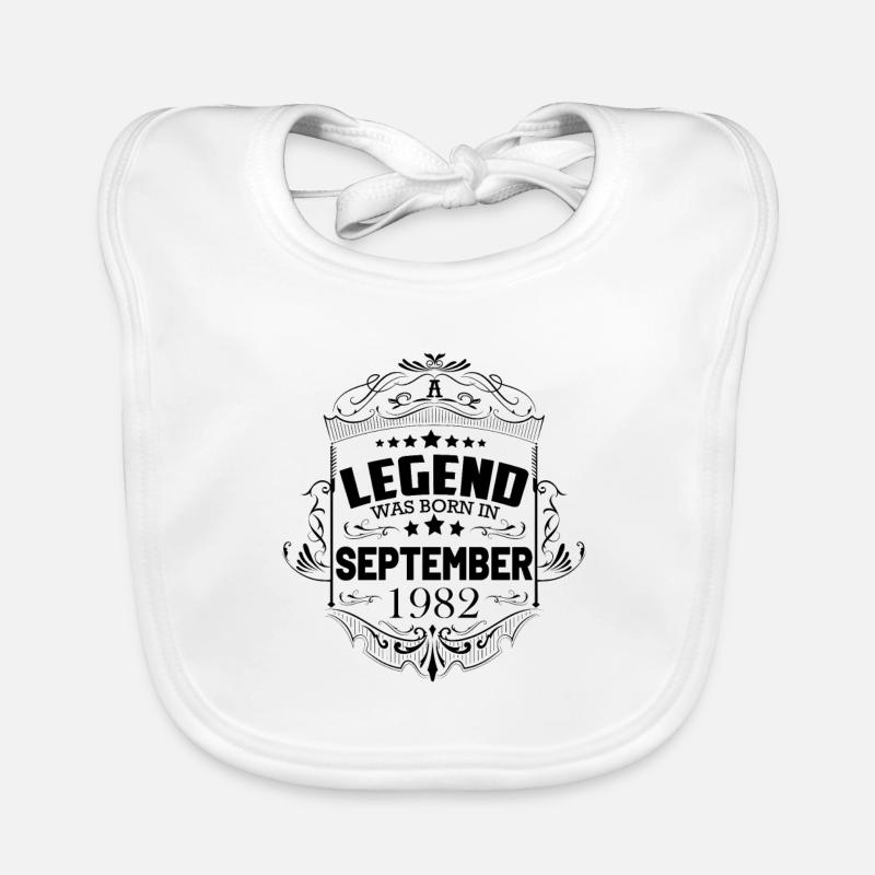 Une légende est née en septembre 1982 Bavoir bio Bébé