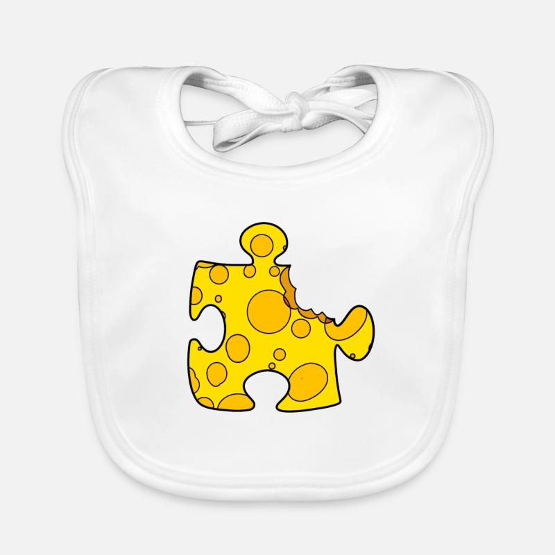 Puzzle de fromage Bavoir bio Bébé