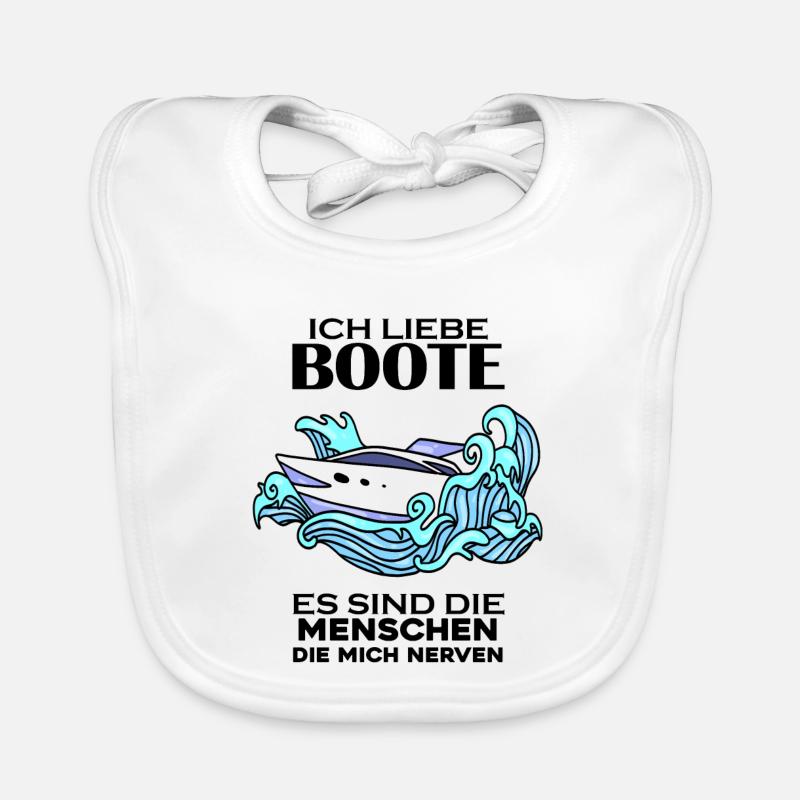 Motorboot Kapitän Baby Bio-Lätzchen