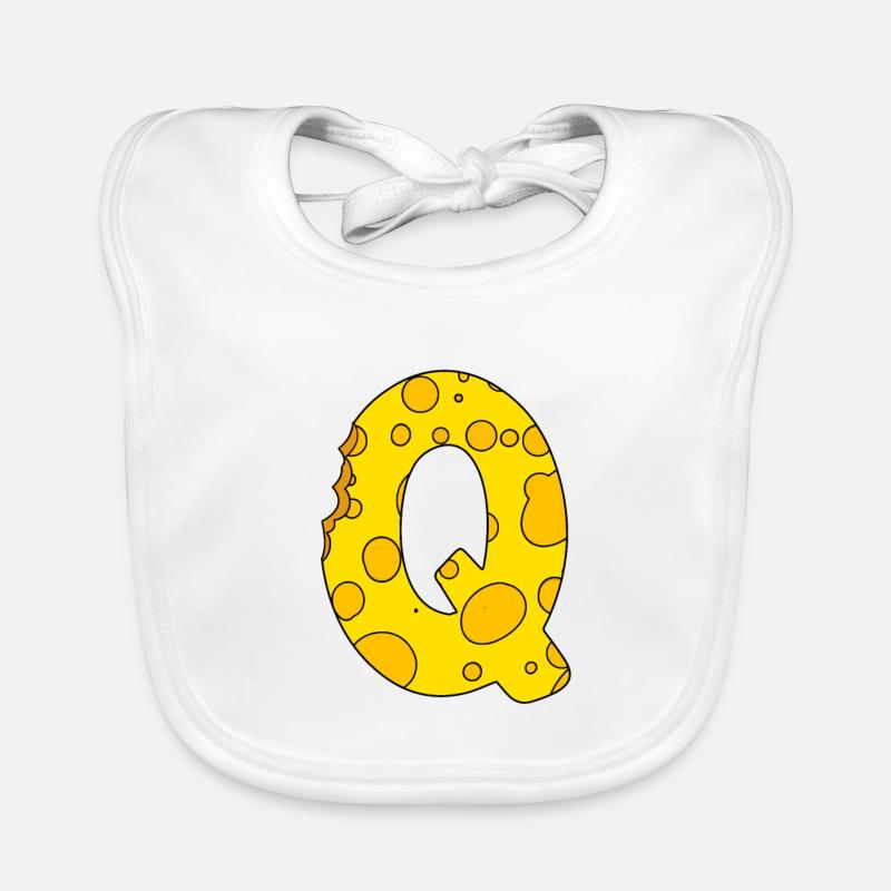 Buchstabe Q Baby Bio-Lätzchen