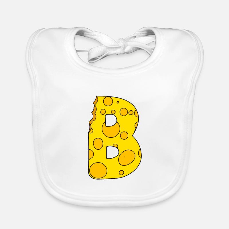Lettre B Bavoir bio Bébé