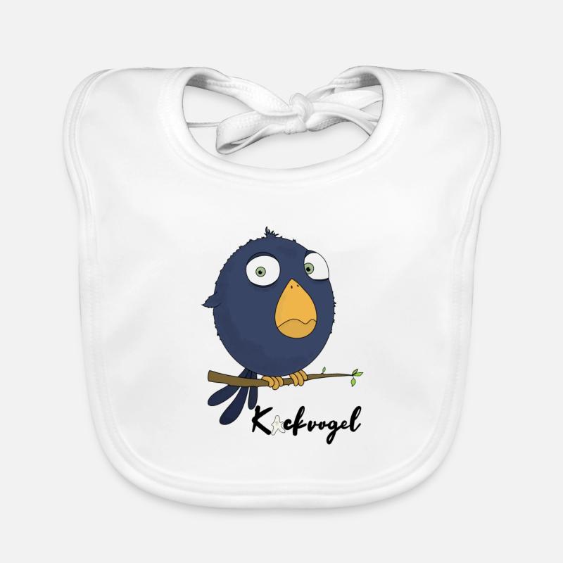 Oiseau caca Bavoir bio Bébé