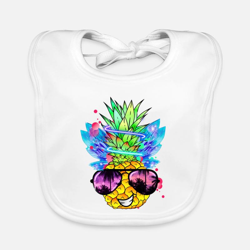 Art de l’ananas Bavoir bio Bébé