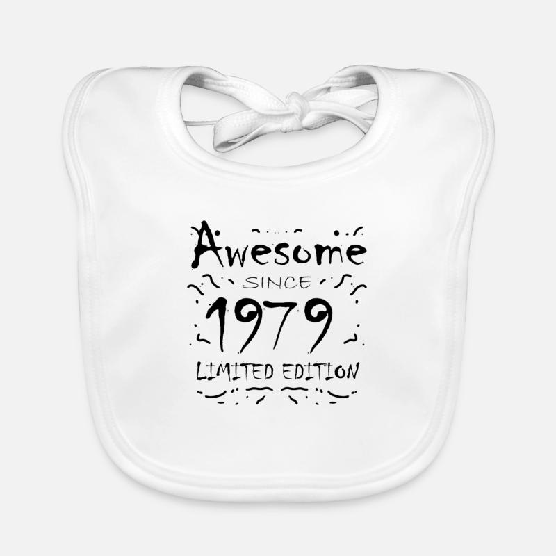 1979 - Born 1979 Organic Baby Bibs