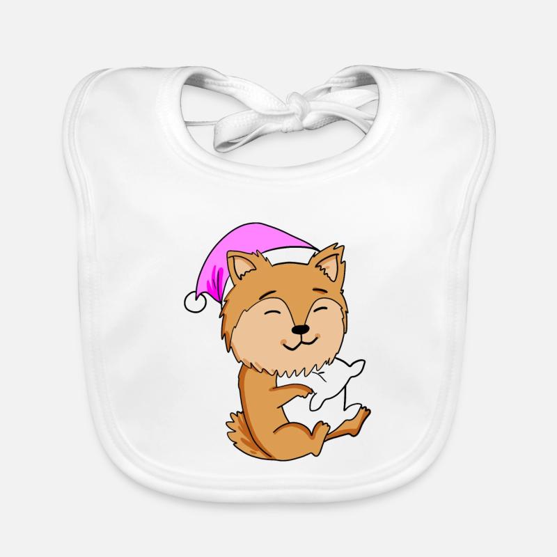 Chien de race Zwergspitz Bavoir bio Bébé