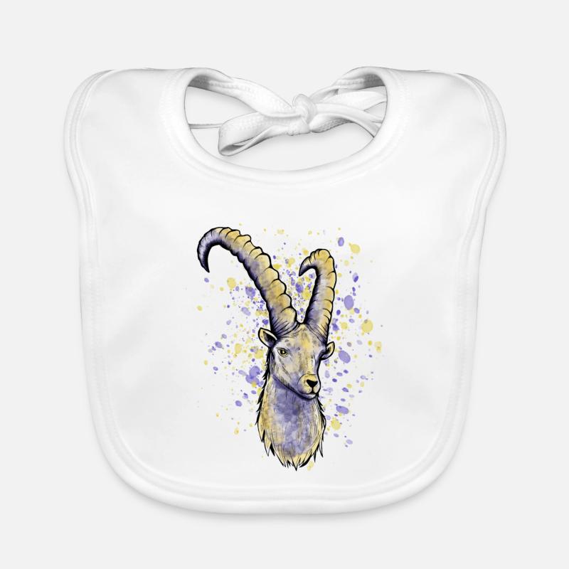 Steinbock Astrologie Baby Bio-Lätzchen