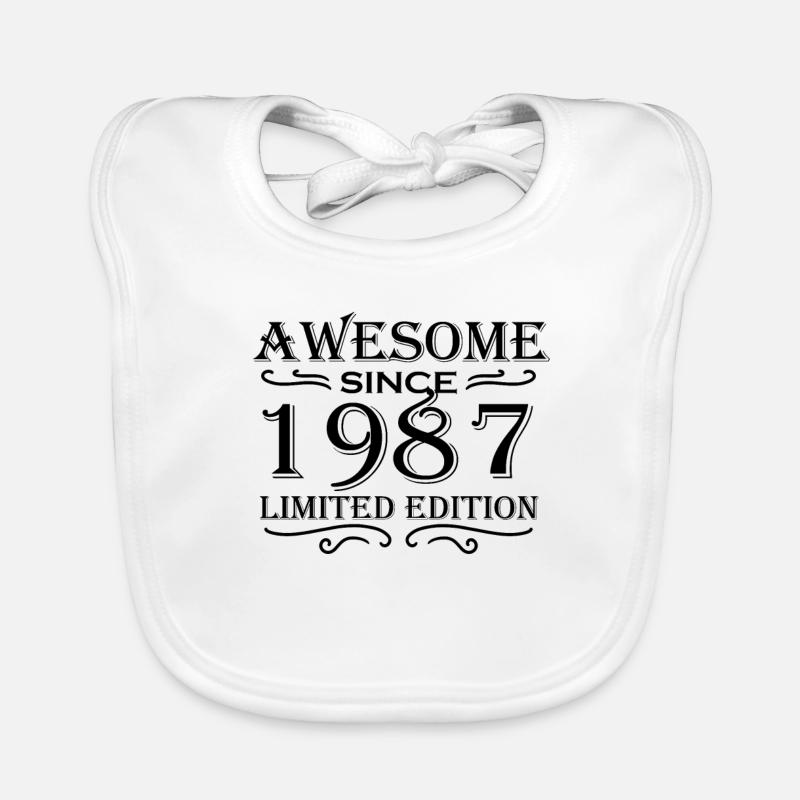 1987 - Born 1987 Organic Baby Bibs